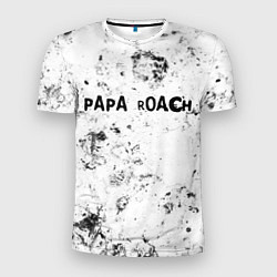 Мужская спорт-футболка Papa Roach dirty ice