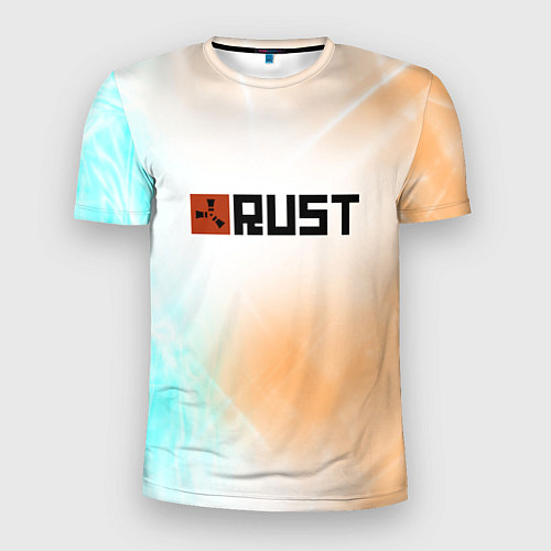 Мужская спорт-футболка RUST gradient / 3D-принт – фото 1
