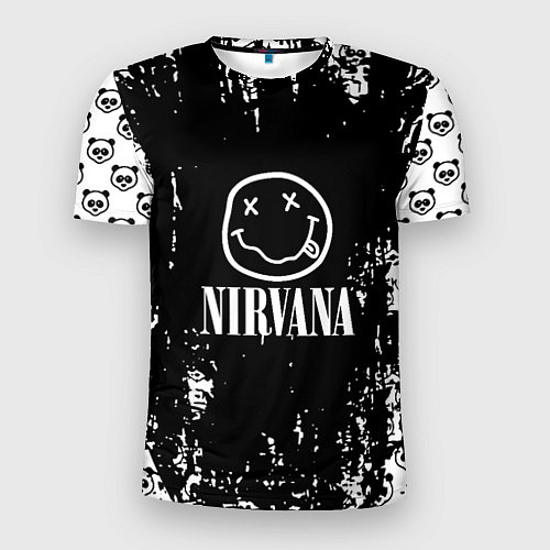 Мужская спорт-футболка Nirvana teddy / 3D-принт – фото 1