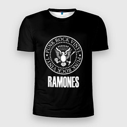 Мужская спорт-футболка Ramones rock logo