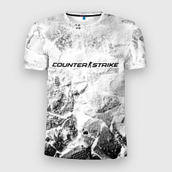 Мужская спорт-футболка Counter Strike 2 white graphite