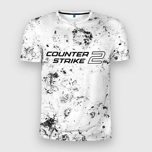 Мужская спорт-футболка Counter-Strike 2 dirty ice / 3D-принт – фото 1