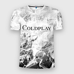 Футболка спортивная мужская Coldplay white graphite, цвет: 3D-принт