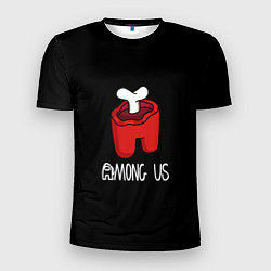 Футболка спортивная мужская Among us logo red, цвет: 3D-принт