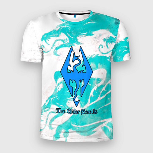 Мужская спорт-футболка Elder Scrolls logo / 3D-принт – фото 1