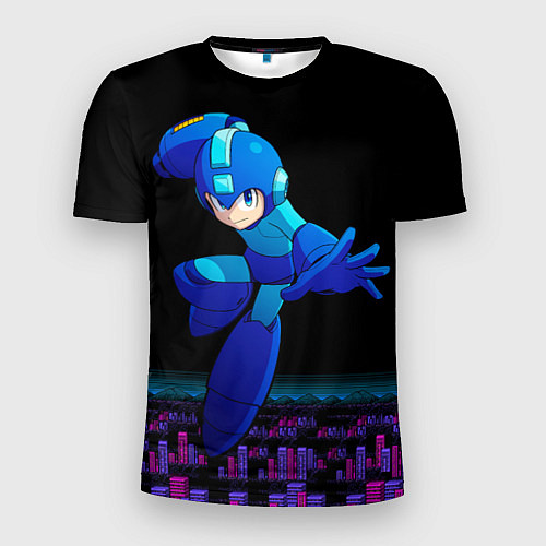 Мужская спорт-футболка Rockman - Mega man / 3D-принт – фото 1