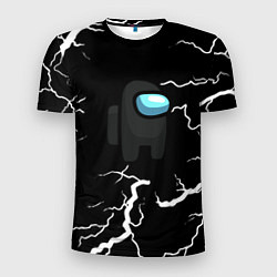 Мужская спорт-футболка Among us storm black