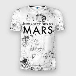 Мужская спорт-футболка Thirty Seconds to Mars dirty ice