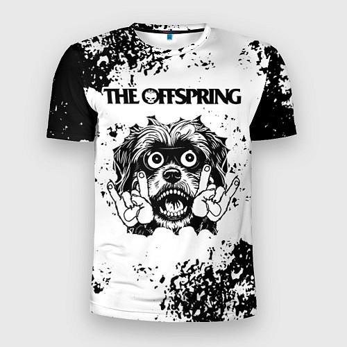 Мужская спорт-футболка The Offspring - рок пес / 3D-принт – фото 1