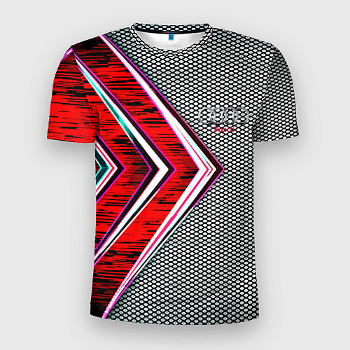Мужская спорт-футболка Audi sport geometry car / 3D-принт – фото 1