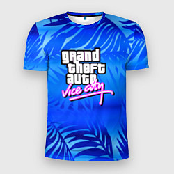 Мужская спорт-футболка GTA vice city тропики
