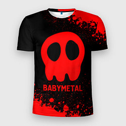 Мужская спорт-футболка Babymetal - red gradient