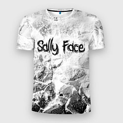 Мужская спорт-футболка Sally Face white graphite