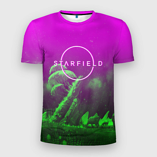 Мужская спорт-футболка Starfield space rpg / 3D-принт – фото 1