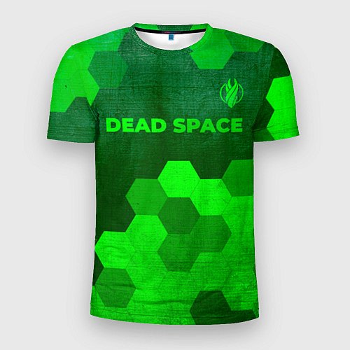 Мужская спорт-футболка Dead Space - green gradient посередине / 3D-принт – фото 1