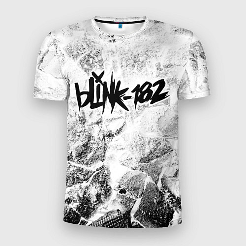 Мужская спорт-футболка Blink 182 white graphite / 3D-принт – фото 1