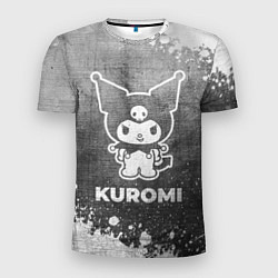 Мужская спорт-футболка Kuromi - grey gradient