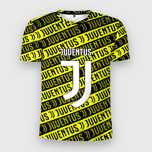 Мужская спорт-футболка Juventus pattern fc / 3D-принт – фото 1