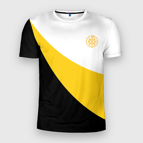 Мужская спорт-футболка Сокрушу пред ним врагов его малый желтый КЦК Никол / 3D-принт – фото 1