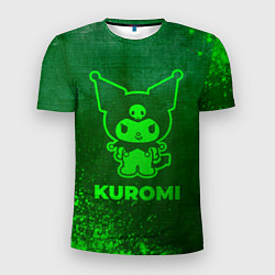 Футболка спортивная мужская Kuromi - green gradient, цвет: 3D-принт