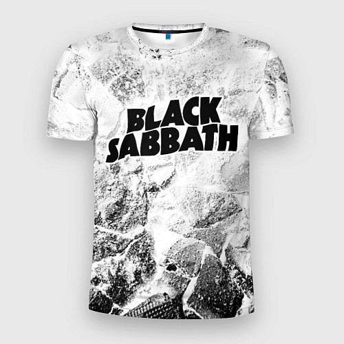 Мужская спорт-футболка Black Sabbath white graphite / 3D-принт – фото 1