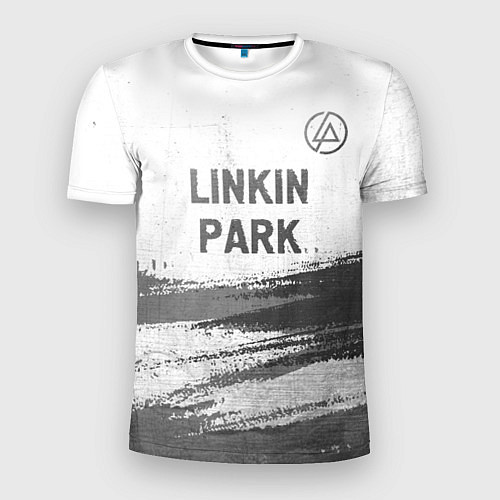 Мужская спорт-футболка Linkin Park - white gradient посередине / 3D-принт – фото 1