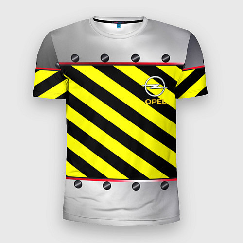 Мужская спорт-футболка Opel линии / 3D-принт – фото 1