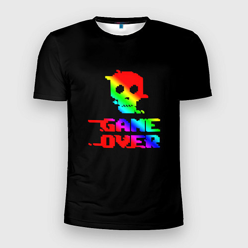 Мужская спорт-футболка Game over gradient / 3D-принт – фото 1