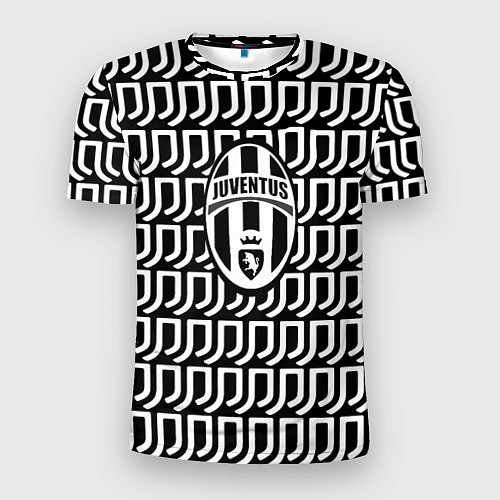 Мужская спорт-футболка Juventus fc pattern / 3D-принт – фото 1