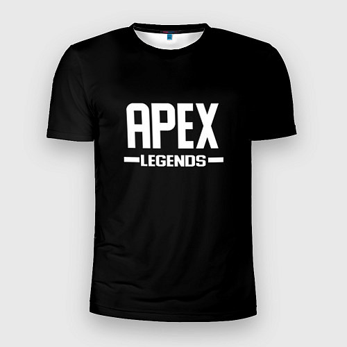 Мужская спорт-футболка Apex legends logo white / 3D-принт – фото 1