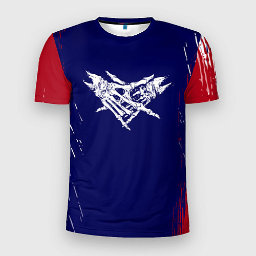 Мужская спорт-футболка Velial squad кисть / 3D-принт – фото 1