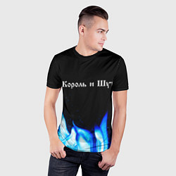 Футболка спортивная мужская Король и Шут blue fire, цвет: 3D-принт — фото 2