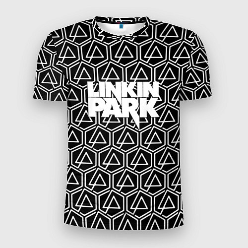 Мужская спорт-футболка Linkin park pattern / 3D-принт – фото 1