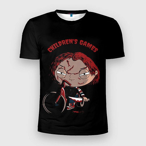 Мужская спорт-футболка Чаки - Гриффин / 3D-принт – фото 1