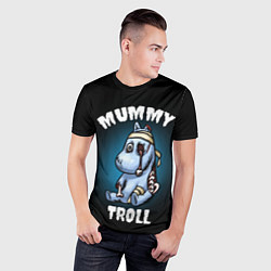 Футболка спортивная мужская Mummy troll, цвет: 3D-принт — фото 2