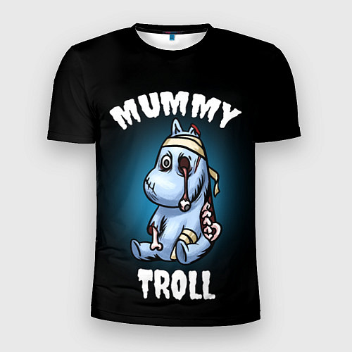 Мужская спорт-футболка Mummy troll / 3D-принт – фото 1