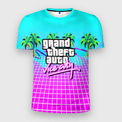 Футболка спортивная мужская Vice city tropic collection, цвет: 3D-принт