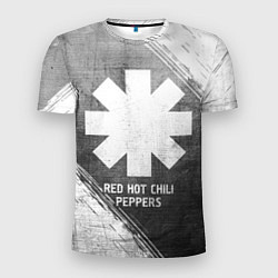 Мужская спорт-футболка Red Hot Chili Peppers - grey gradient