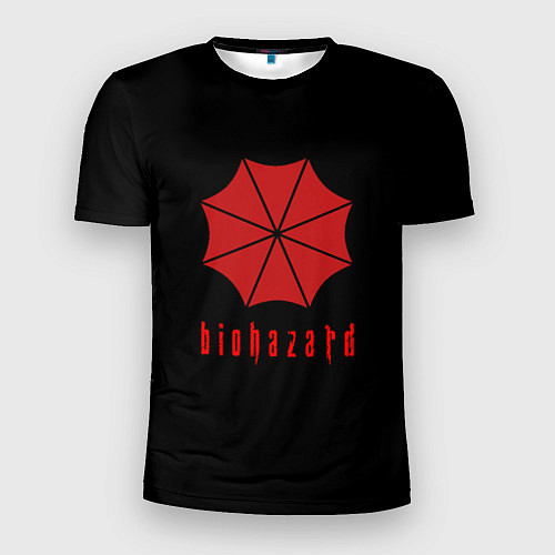 Мужская спорт-футболка Biohazard resident game / 3D-принт – фото 1