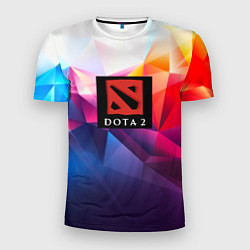 Мужская спорт-футболка DOTA geometry neon