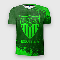 Мужская спорт-футболка Sevilla - green gradient