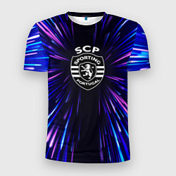 Мужская спорт-футболка Sporting neon energy