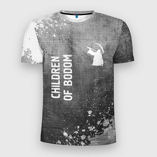 Мужская спорт-футболка Children of Bodom - grey gradient вертикально / 3D-принт – фото 1