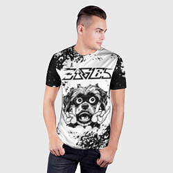 Футболка спортивная мужская Eagles - рок пес, цвет: 3D-принт — фото 2