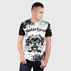 Футболка спортивная мужская Motorhead - рок пес, цвет: 3D-принт — фото 2