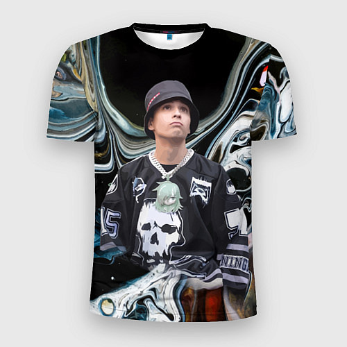 Мужская спорт-футболка Slava Marlow music artist / 3D-принт – фото 1