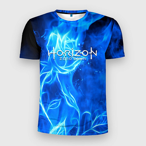 Мужская спорт-футболка Horizon zero dawn flower / 3D-принт – фото 1