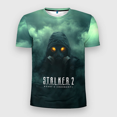 Мужская спорт-футболка Stalker в тумане / 3D-принт – фото 1