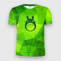 Мужская спорт-футболка Totoro green poly