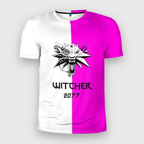 Мужская спорт-футболка The Witcher line / 3D-принт – фото 1